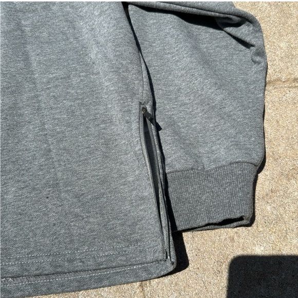ZYIA ENERGETIC CREWNECK ZIPPER SWEATSHIRT GRAY SIZE XXL EUC - Picture 5 of 5